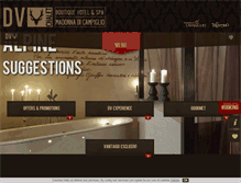 Tablet Screenshot of dvchalet.it